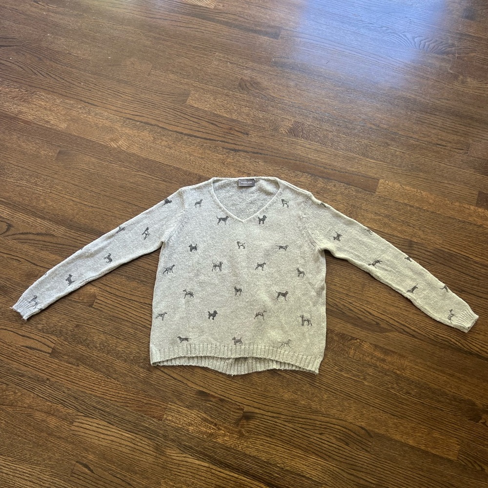 Wooden Ships Printed Dog Sweater (Size S/M)